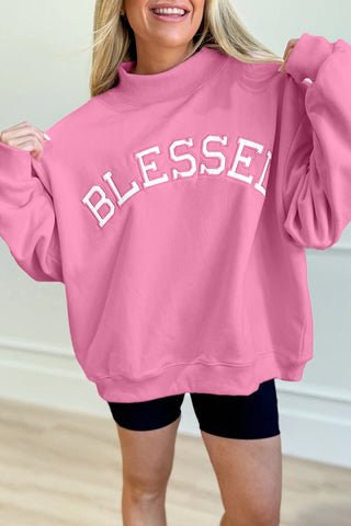 Oversized “Blessed” Sweatshirt