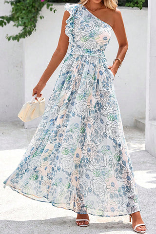 Azure Bloom Maxi