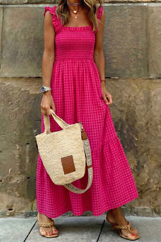 Aurelia Gingham Maxi
