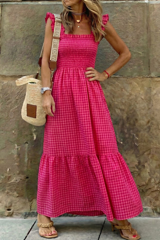 Aurelia Gingham Maxi