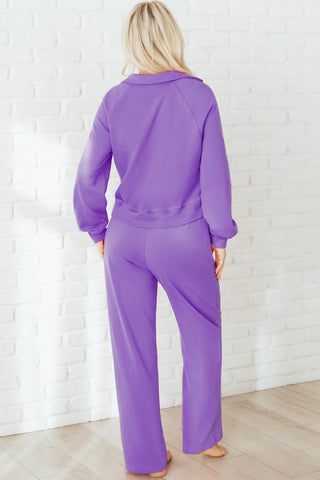 Collared Pullover & Pants Set