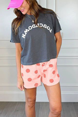 Blush Polka Dot Oversized Lounge Set