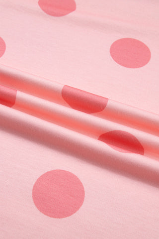 Playful Pink Polka Dot Skort & Top Set