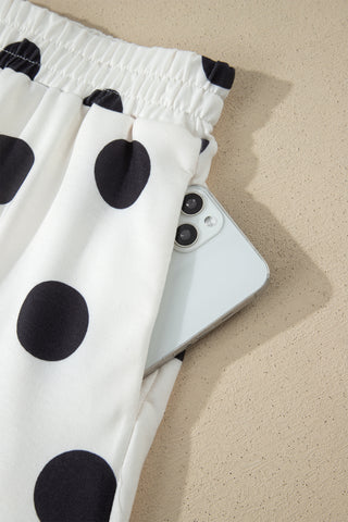 Playful Polka Dot 2-Piece Skort Set