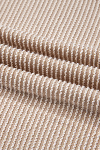 Ribbed Knit Wide Leg Overalls