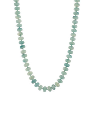 Mint Marble & Gold Statement Bead Necklace – 16” Chic Acrylic Choker