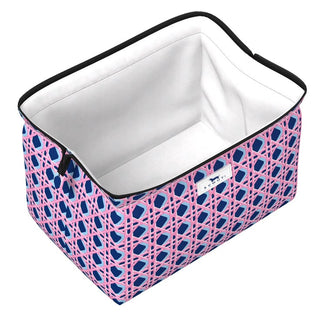 SCOUT Big Mouth Makeup Bag in Wisteria Cane