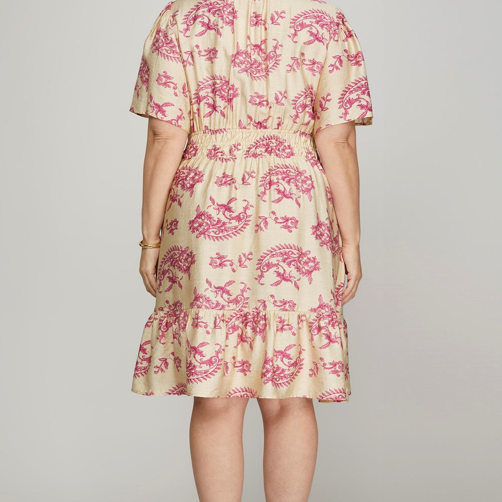 
                  
                    Plus Bell Sleeve Printed Mini Dress - Dress
                  
                