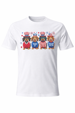 “250 Years of Freedom” Doxie Tee