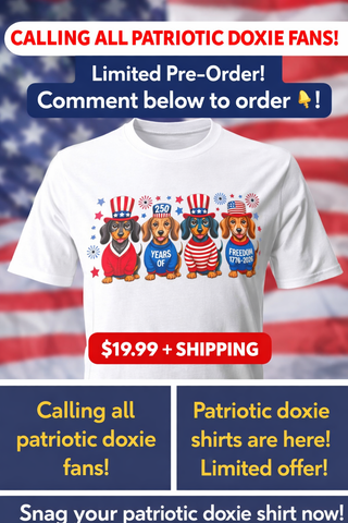 “250 Years of Freedom” Doxie Tee