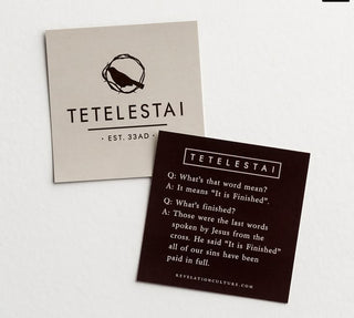 Tetelestai Bracelet – Thin Gospel Sharing Wristband