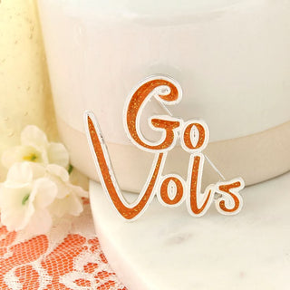 Tennessee Volunteers "Go Vols" Glitter Enamel Pin | Official NCAA Fan Gear