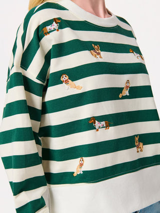 Canine Heritage Striped Sweatshirt