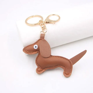 Mini Dachshund Keychain Bag Charm – Cute Dog Lover Gift – Pink Doxie Boutique