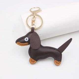Mini Dachshund Keychain Bag Charm – Cute Dog Lover Gift – Pink Doxie Boutique