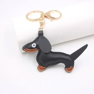 Mini Dachshund Keychain Bag Charm – Cute Dog Lover Gift – Pink Doxie Boutique