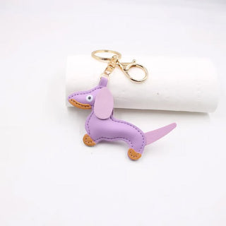 Mini Dachshund Keychain Bag Charm – Cute Dog Lover Gift – Pink Doxie Boutique