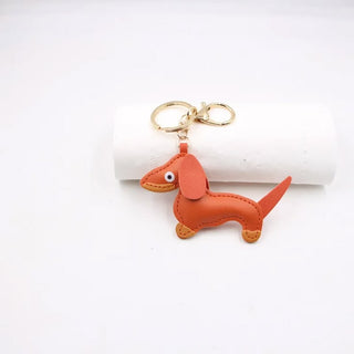 Mini Dachshund Keychain Bag Charm – Cute Dog Lover Gift – Pink Doxie Boutique