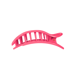 TELETIES x Lain Snow Flat Hair Clip in Neon Pink