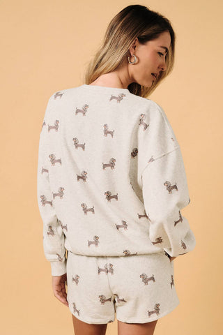 Weenie All Over Print Sweatshirt