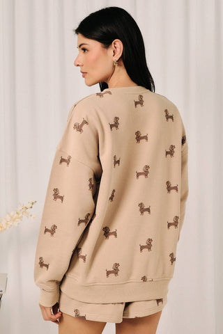 Weenie All Over Print Sweatshirt