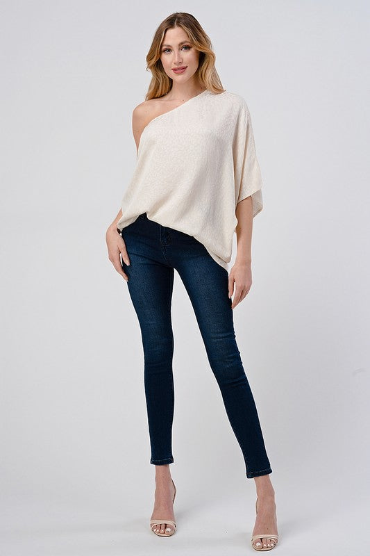 Athena One Shoulder Asymmetrical Top - Women > Tops