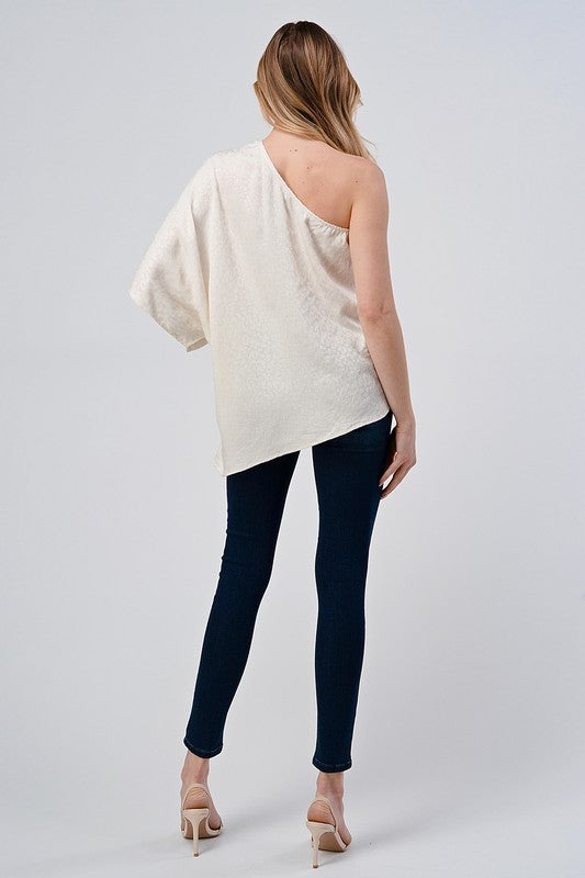 Athena One Shoulder Asymmetrical Top - Women > Tops