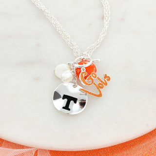 Tennessee Logo Cluster Convertible Necklace