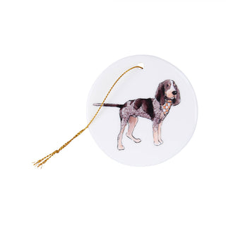 Bluetick Coonhound Tennessee Ceramic Ornament