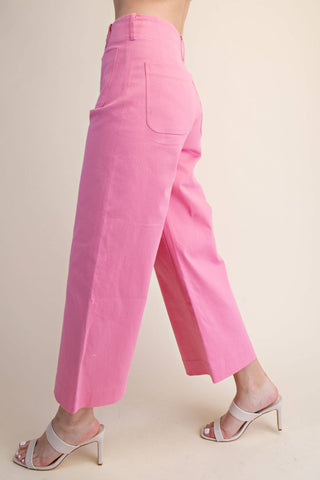 Colette Cropped Wide-Leg Pants