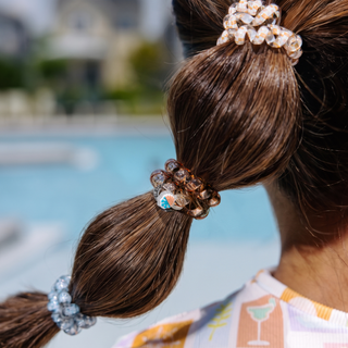 TELETIES x Lain Snow Island Threads: Large No-Rip Hair Ties (3-Pack)
