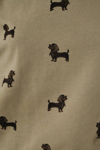 “Chic Weenie” Dachshund All-Over Print Graphic Sweatshirt