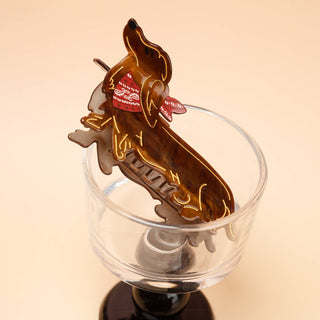 Dachshund Hair Claw Clip, Tortoiseshell