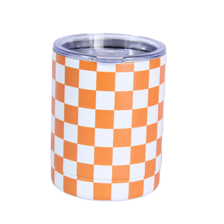 Orange and White Tennessee Tumbler