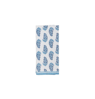 Blooms Blue Floral Cotton Hand Towel