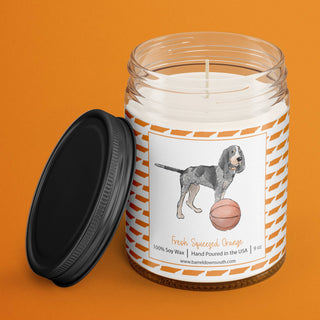 Bluetick Coonhound Basketball Tennessee Candle - Home
