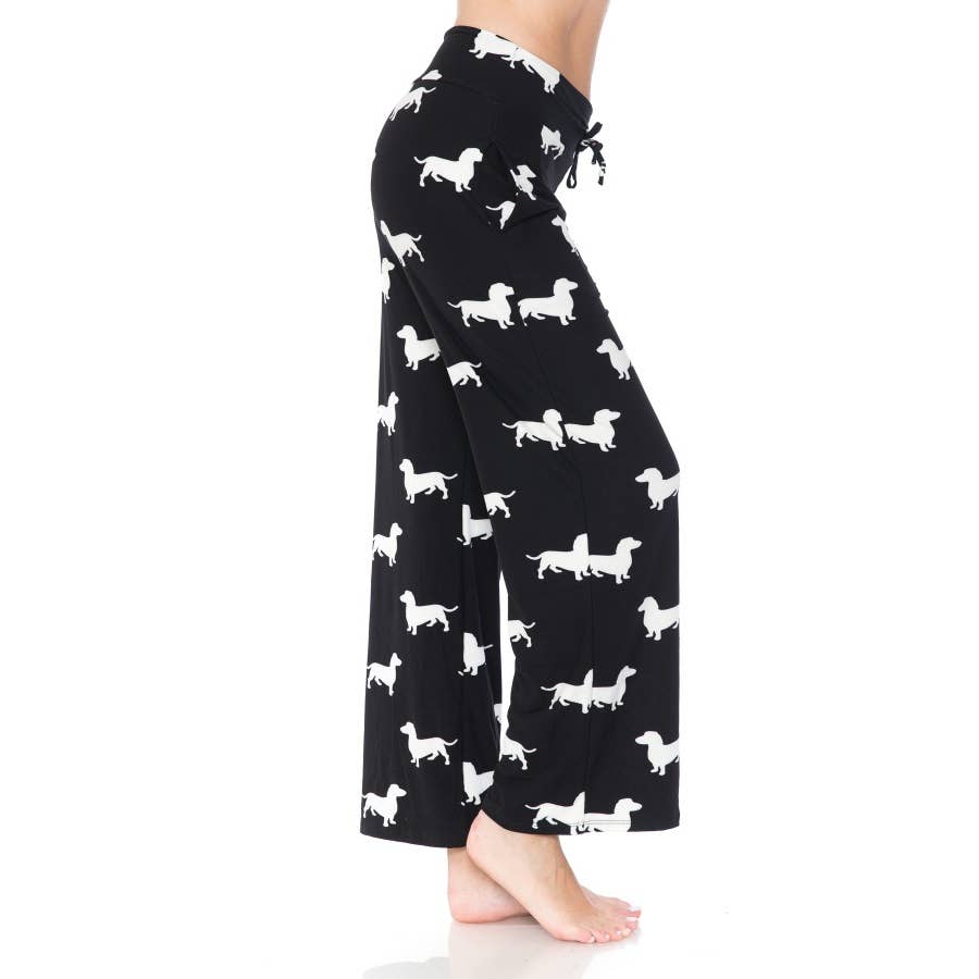 Buttery Soft Dachshund Lounge Pants - S - Pajamas