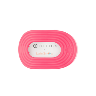 TELETIES x Lain Snow Flat Hair Clip in Neon Pink
