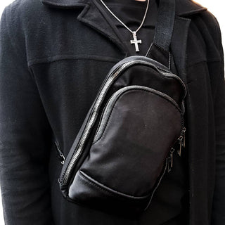 L'uomo RFID-Blocking Crossbody Sling Bag