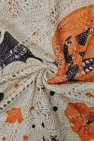 Halloween Themed Knit Blouse