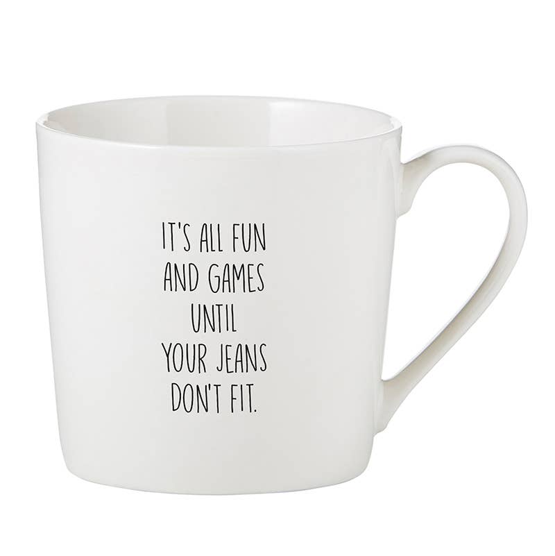 Cafe Mug - Jeans Don’t Fit