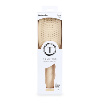 Ultimate Detangler Brush for Thick Hair – Pain-Free Glide (Tan)