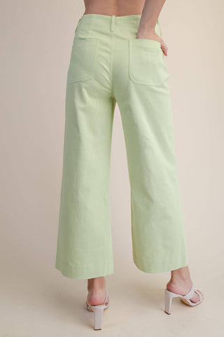 Colette Cropped Wide-Leg Pants