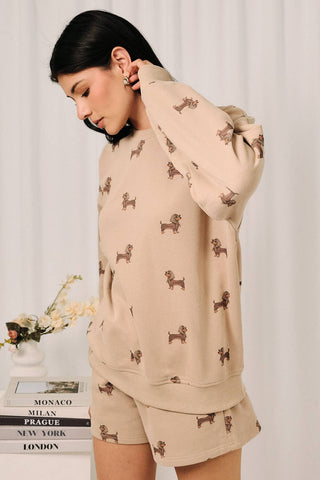 Weenie All Over Print Sweatshirt