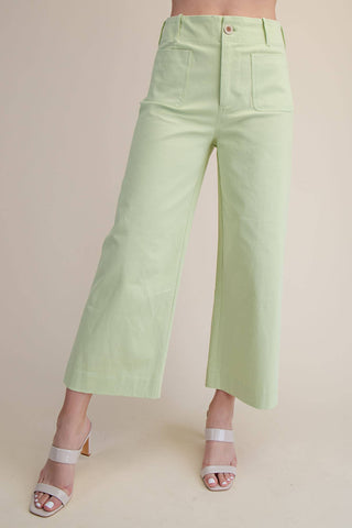 Colette Cropped Wide-Leg Pants