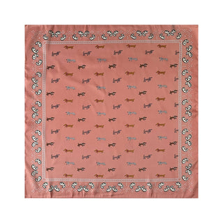 Retro Cute Pet Print Bandana Scarf