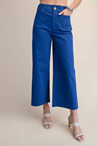 Colette Cropped Wide-Leg Pants