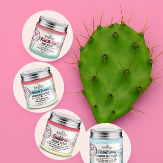 Bella & Bear Ocean Spray Foaming Salt Scrub – Mini Body Scrub | Beachy Fresh Exfoliator