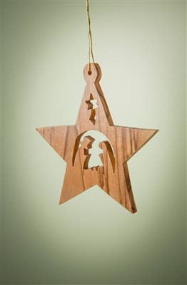 Star with Nativity - 3"