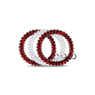 Spiral Hair Coils | Small | Univ. of Arkansas Hair Ties